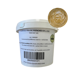 Fourrage praliné pistaches 60% 1kg