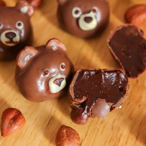 Truffes oursons fondantes au praliné