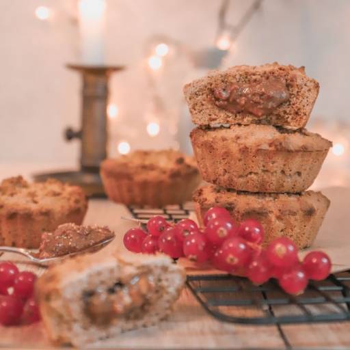 Gâteau vegan coeur choco noisette