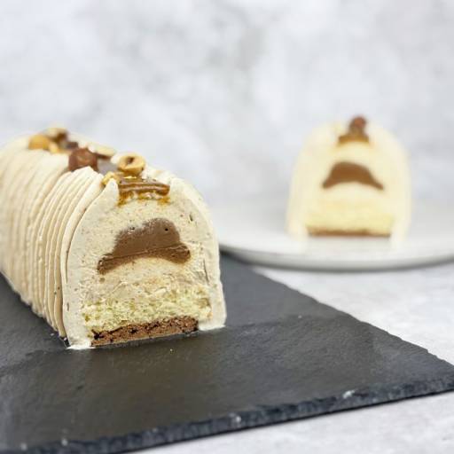 Bûche 100% noisette