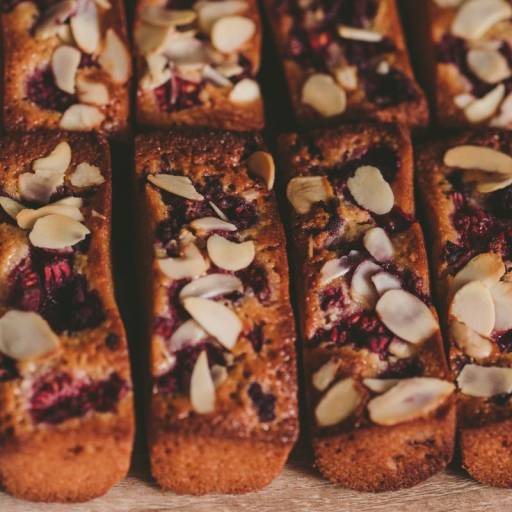 Financiers à la framboise