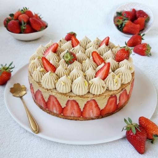 Fraisier pistache