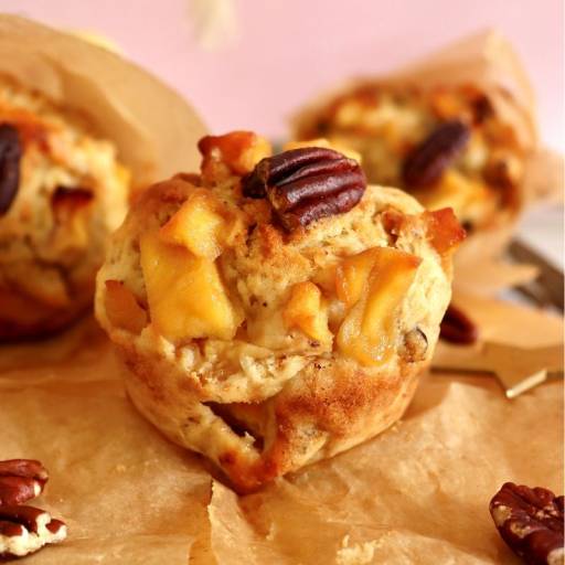Muffins pomme noix de pécan