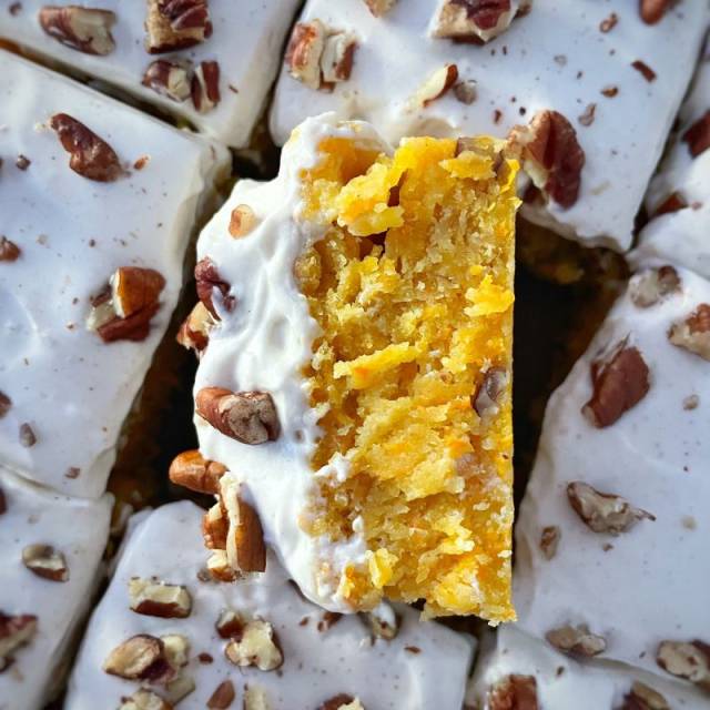 Carrot cake aux noix de pécan
