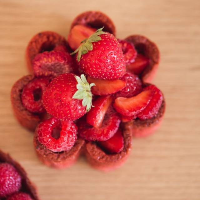 Tartelettes fraise framboise
