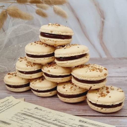 Macarons au caramel 