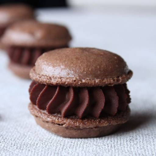 Macarons au chocolat
